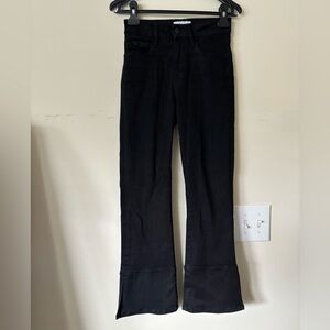 Frame Le Crop Mini Boot - Black